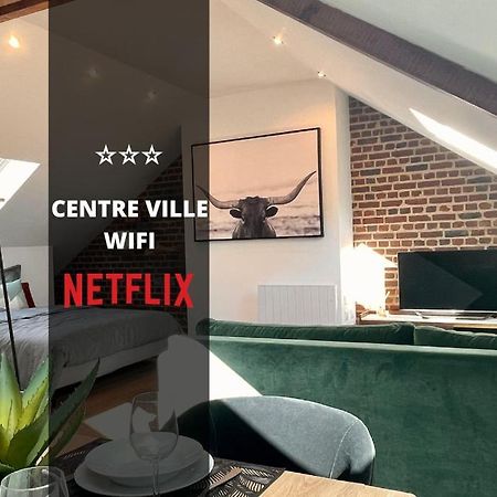 Downtown Loft - Centre Ville - Wifi - Netflix อาเมียงส์ ภายนอก รูปภาพ