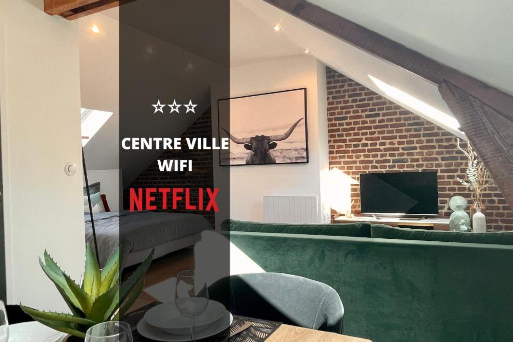 Downtown Loft - Centre Ville - Wifi - Netflix อาเมียงส์ ภายนอก รูปภาพ