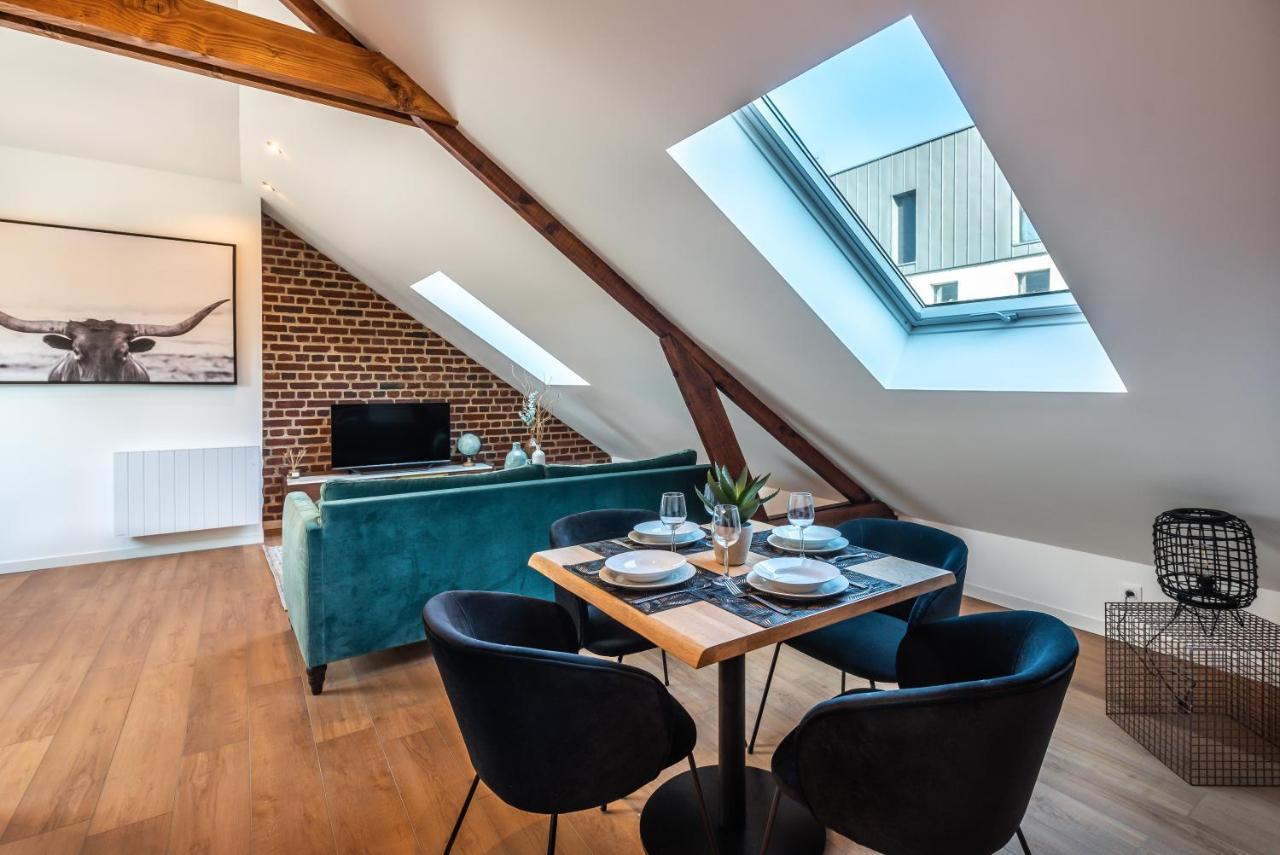 Downtown Loft - Centre Ville - Wifi - Netflix อาเมียงส์ ภายนอก รูปภาพ